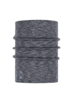 Heavyweight Merino Buff - Fog Grey / Multi Stripe