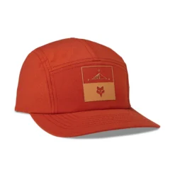 Fox Summit Camper 5 Panel Cap - Scarlet