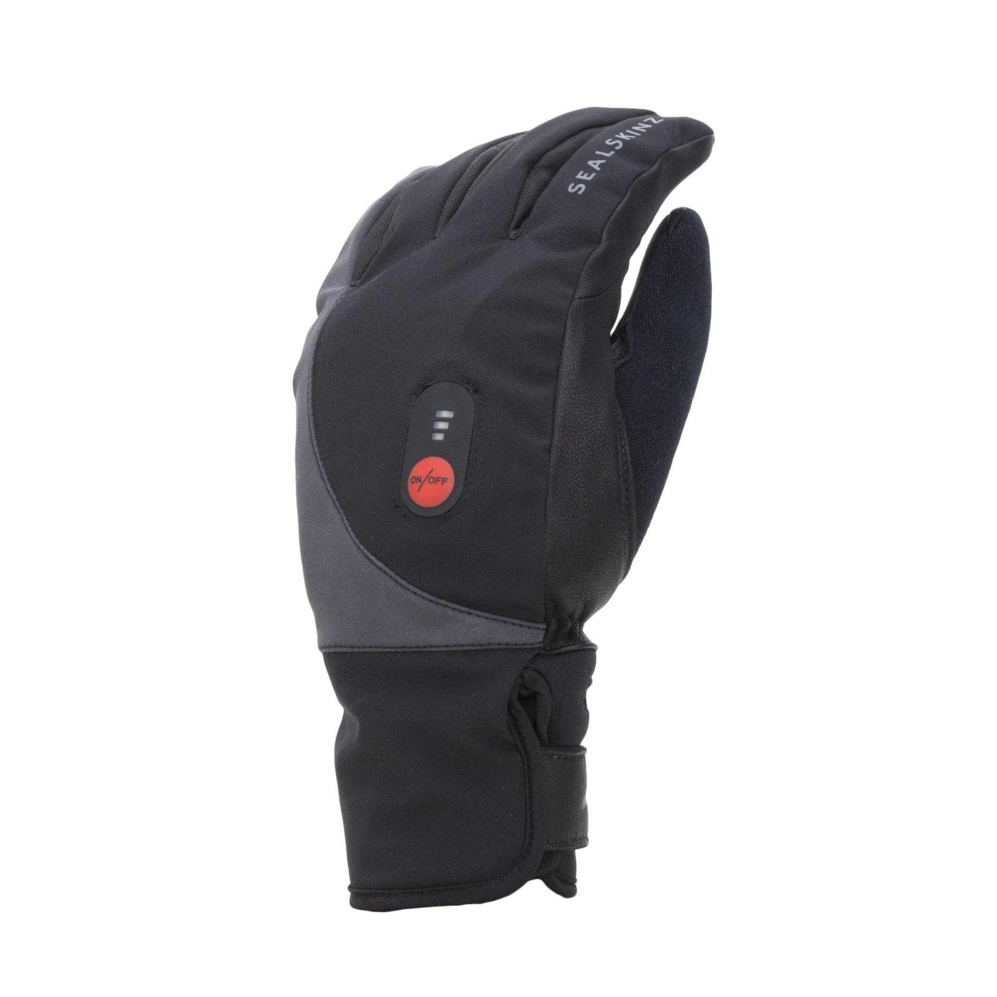 Sealskinz Waterproof Heated Cycle Glove - Black