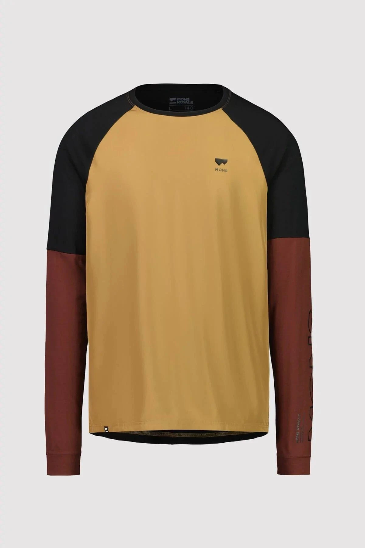 Mons Royale Men's Tarn Merino Shift Wind Jersey - Slow Bake