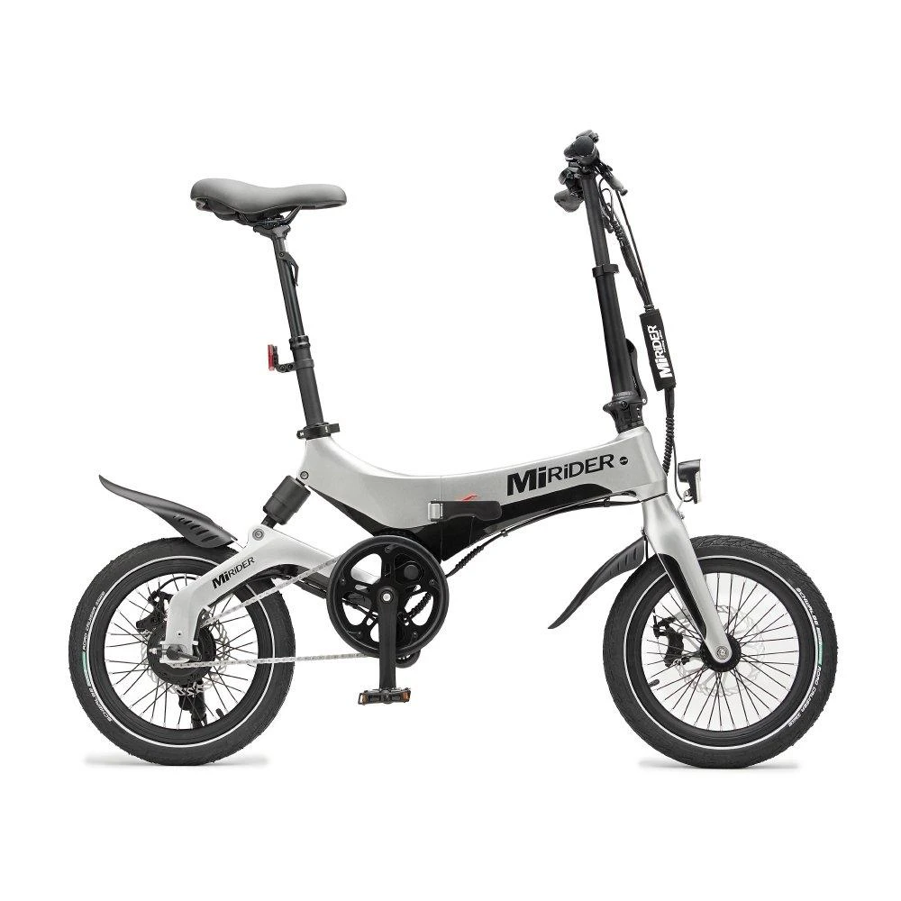 Mirider One Folding EBike - 2023 - Silver - Image 2