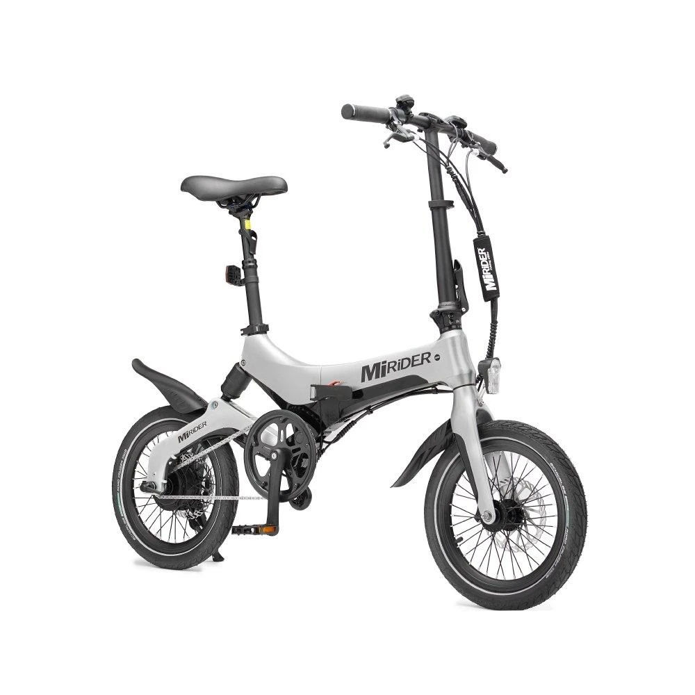 Mirider One Folding EBike - 2023 - Silver - Image 3