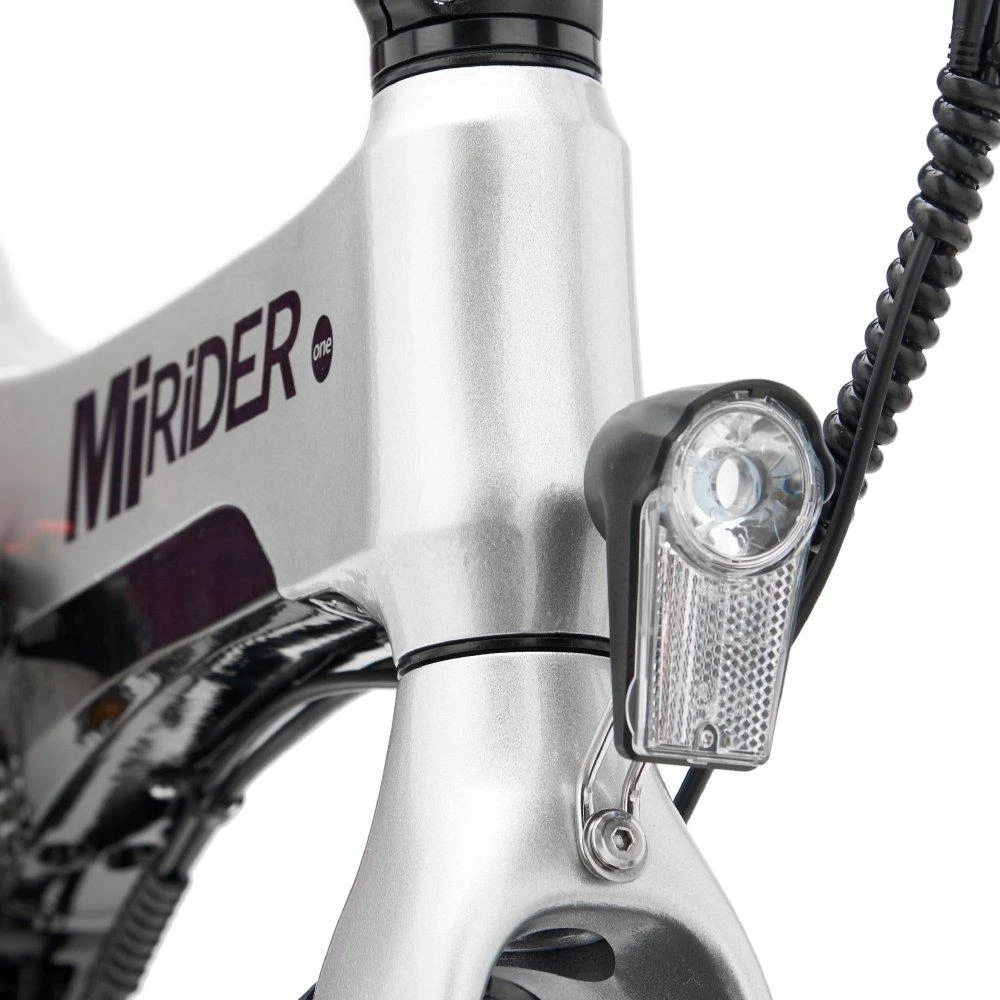 Mirider One Folding EBike - 2023 - Silver - Image 4