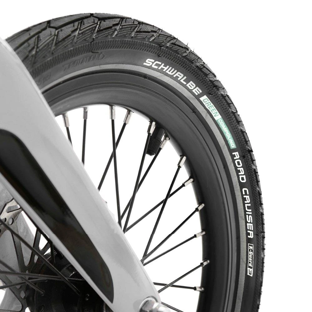 Mirider One Folding EBike - 2023 - Silver - Image 10