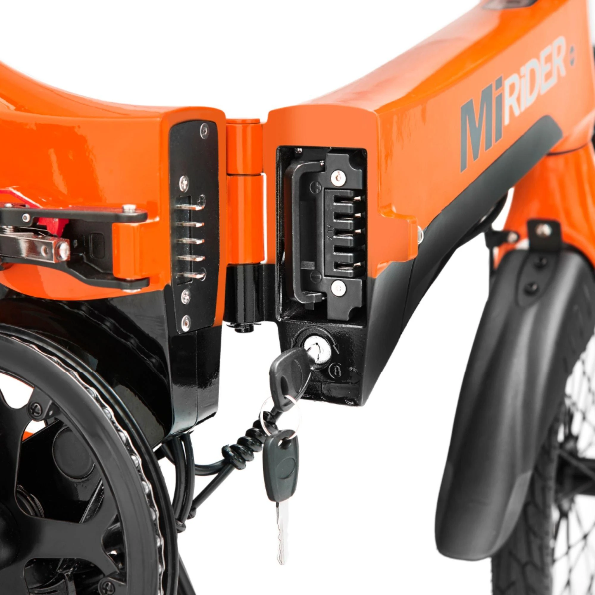 Mirider One Folding EBike - Orange - Image 6