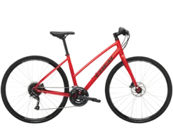 Trek FX 2 Disc Stagger Hybrid Bike - Red