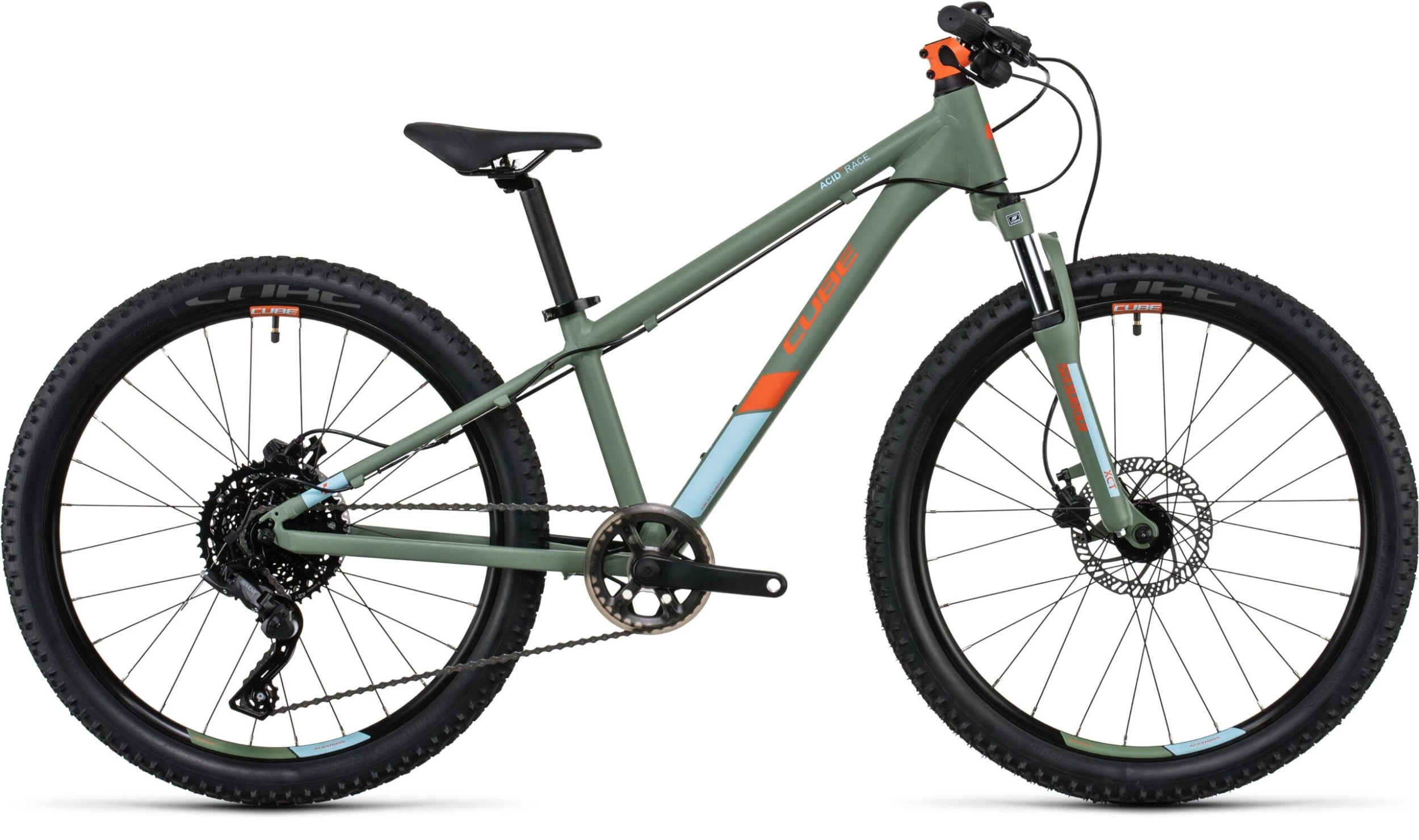 Acid 240 Disc Kid's Bike - Green Orange