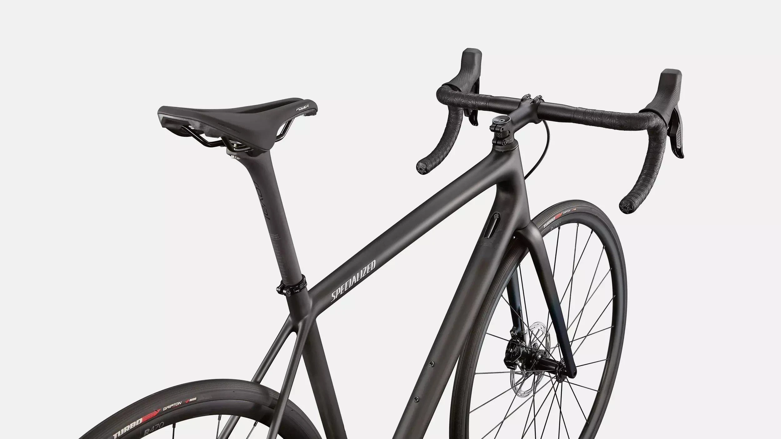 Specialized Aethos Comp Rival ETap AXS - 2022 - Satin Carbon / Teal Tint / Flake Silver - Image 6