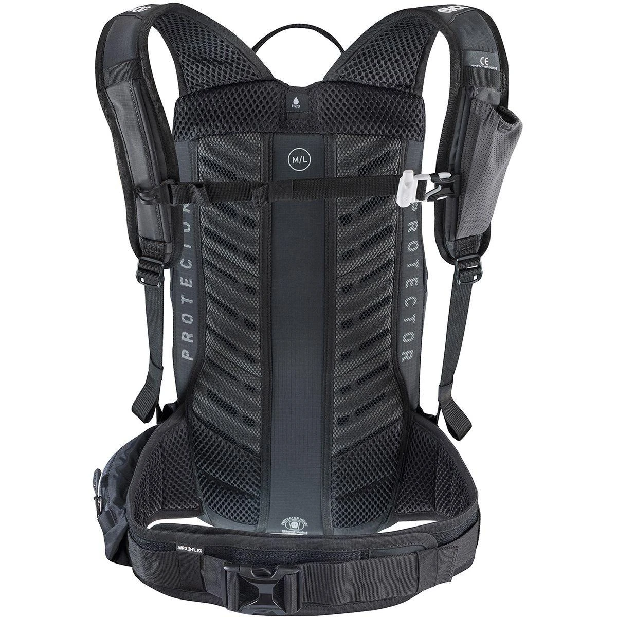 Evoc FR Lite Race Protector Backpack 10L - Carbon Grey/Black - Image 2