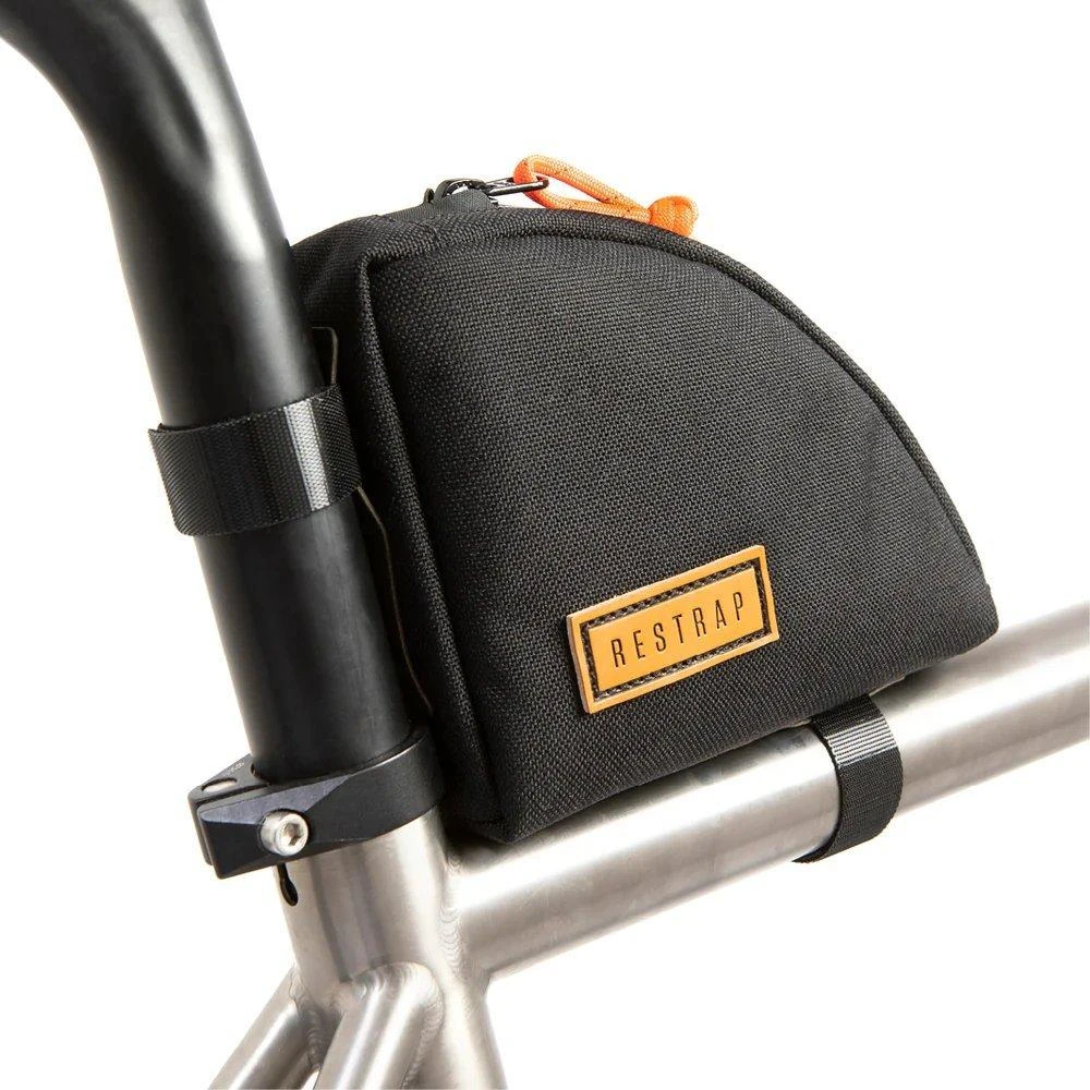 Restrap Rear Top 0.8L Tube Bike Bag - Black - Image 3
