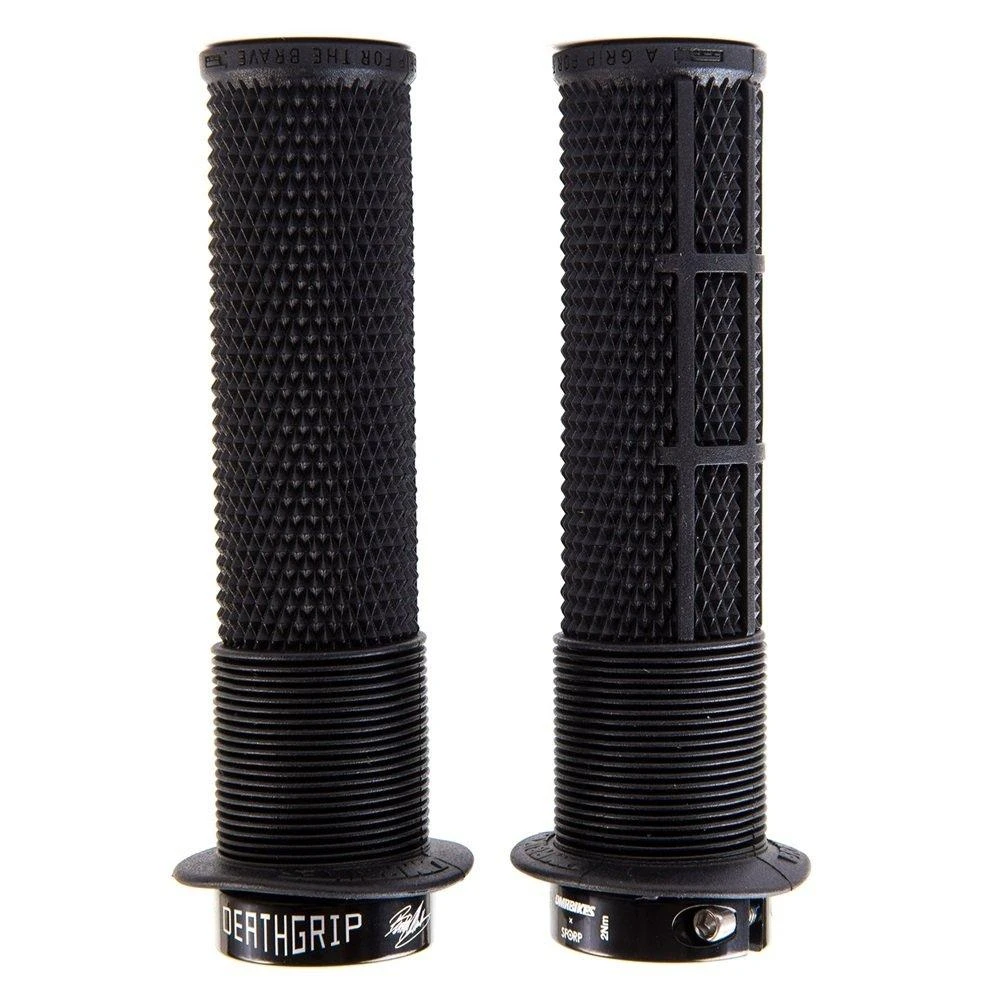 DMR Deathgrip Soft Flange Thin MTB Grips - Black
