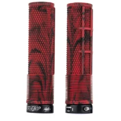 DMR Deathgrip Soft Thick MTB Grips - Marble Red