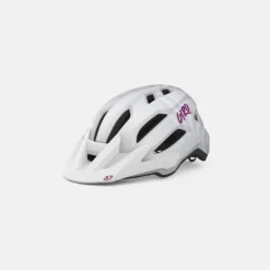 Giro Kid's Fixture II Youth Helmet - Mat White / Pink Ripple