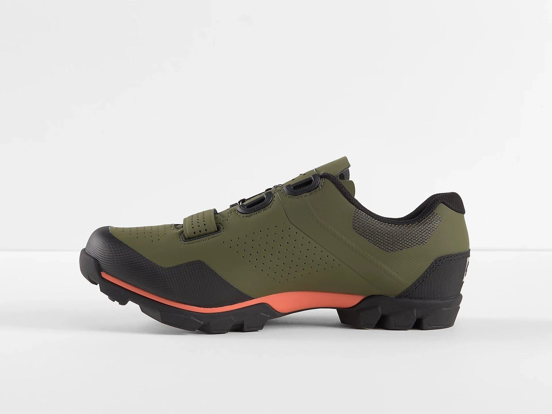 BONTRAGER Foray MTB Shoe - Olive Grey/Radioactive Orange - Image 2